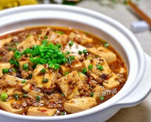 56. MaPo Tofu po syczuańsku z dodatkiem mielonej wieprzowiny 🌶️